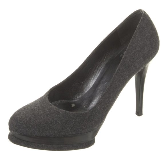 EUC STUART WEITZMAN Wool Platform Pumps - Picture 3 of 15